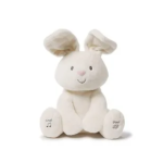 GUND Flora the Bunny � Boneka Interaktif Peek-a-Boo