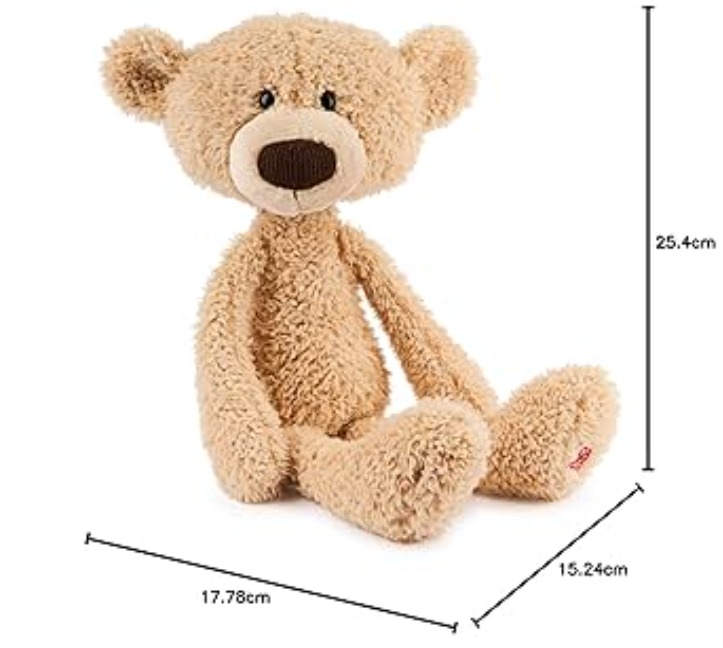 GUND Snuffles Teddy Bear � Boneka Beruang Ikonik Berbentuk Bulat - Image 2