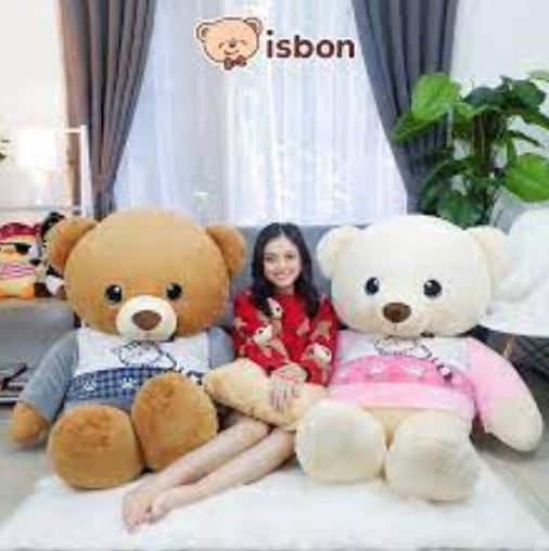 Isbon Teddy Bear Couple � Boneka Pasangan Beruang Lucu - Image 3